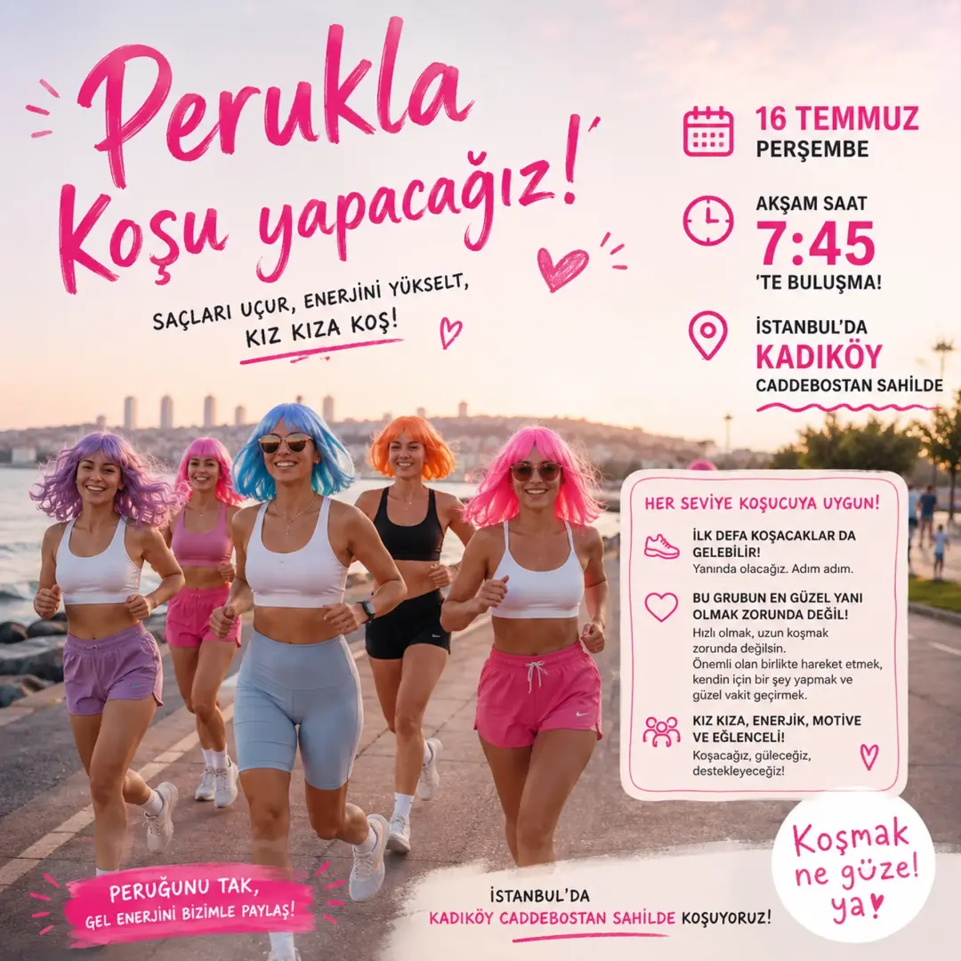 Perukla Koşmak Ne Güzel Ya!