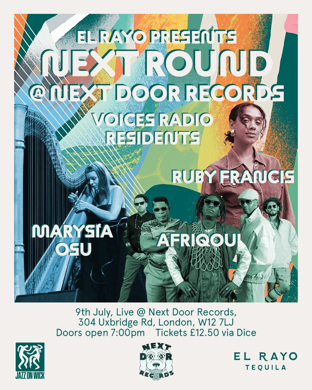 El Rayo presents: Next Round at NDR 1 with Afriqoui, Ruby Francis, Marysia Osu