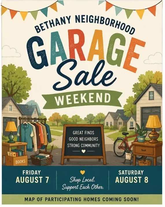 Bethany Neighborhood Garage Sale Weekend