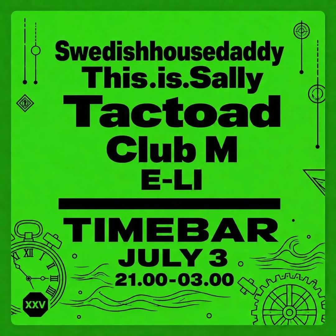 XXV — 5 Stockholm-DJs på Timebar