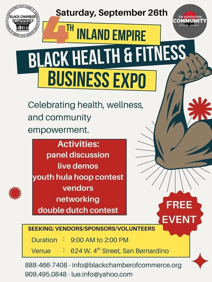 THE INLAND EMPIRE BLACK HEALTH & FITNESS BUSINESS EXPO
