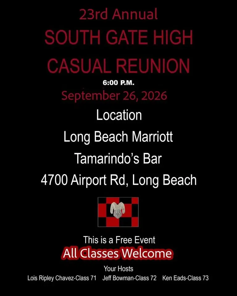 casual reunion South Gate High