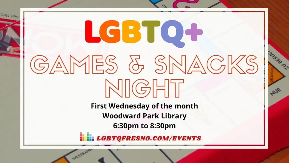 LGBTQ+ Games & Snacks Night