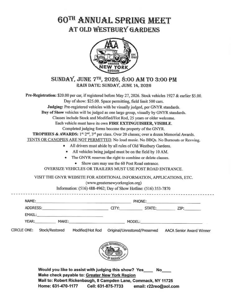 60th Annual Spring Meet at Old Westbury Gardens