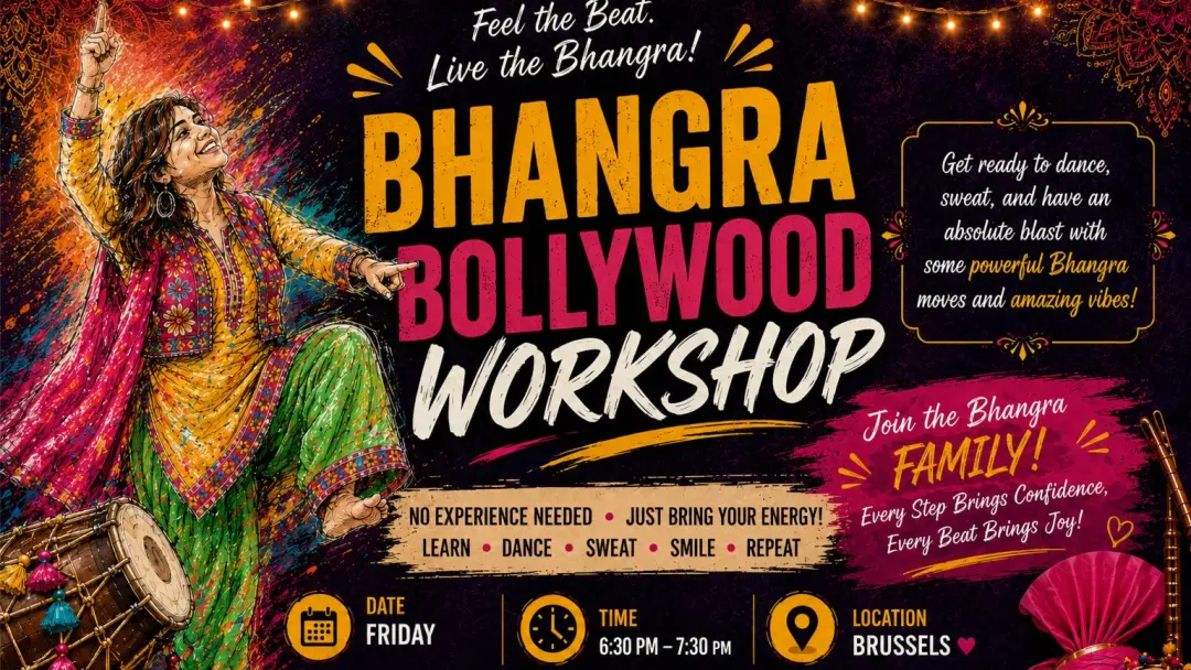 Free Punjabi Bhangra Workshop in the Heart of Brussels – 3rd July