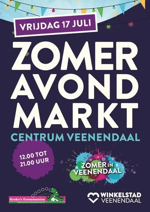 Veenendaal. Zomeravondmarkt.