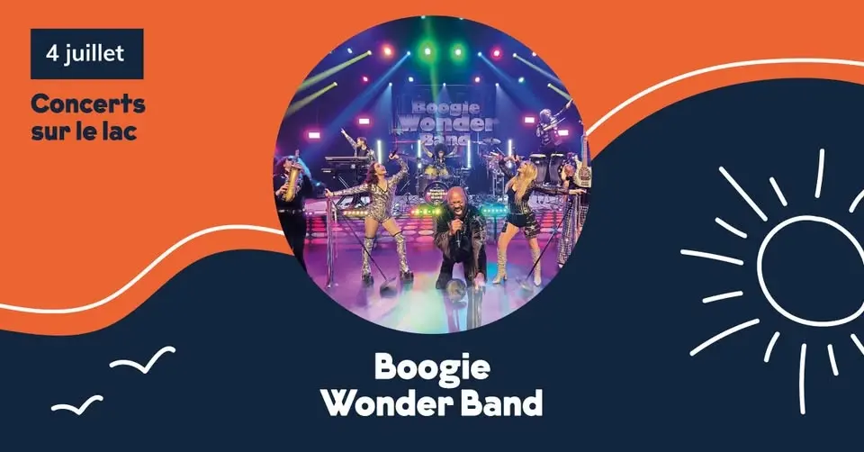 Concert sur le lac – Boogie Wonder Band 🪩