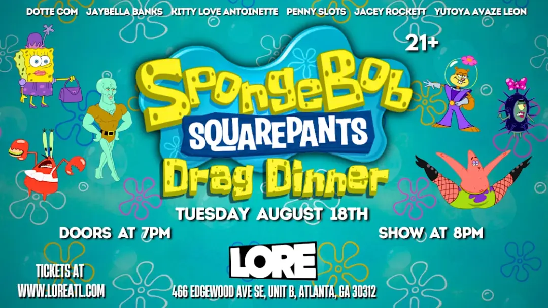 Spongebob Squarepants Drag Dinner