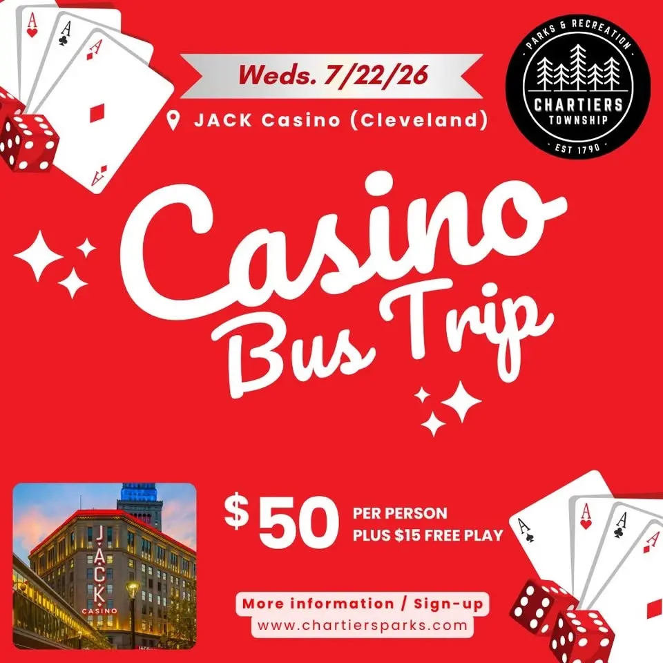 Bus Trip: JACK Casino (Cleveland) - from Chartiers Township Community Center