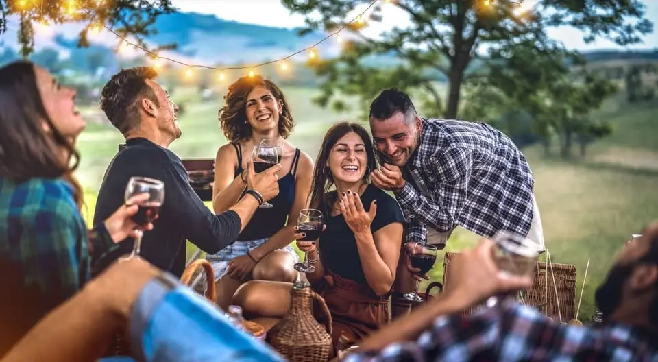 Sommerabend im Weinberg Metzingen