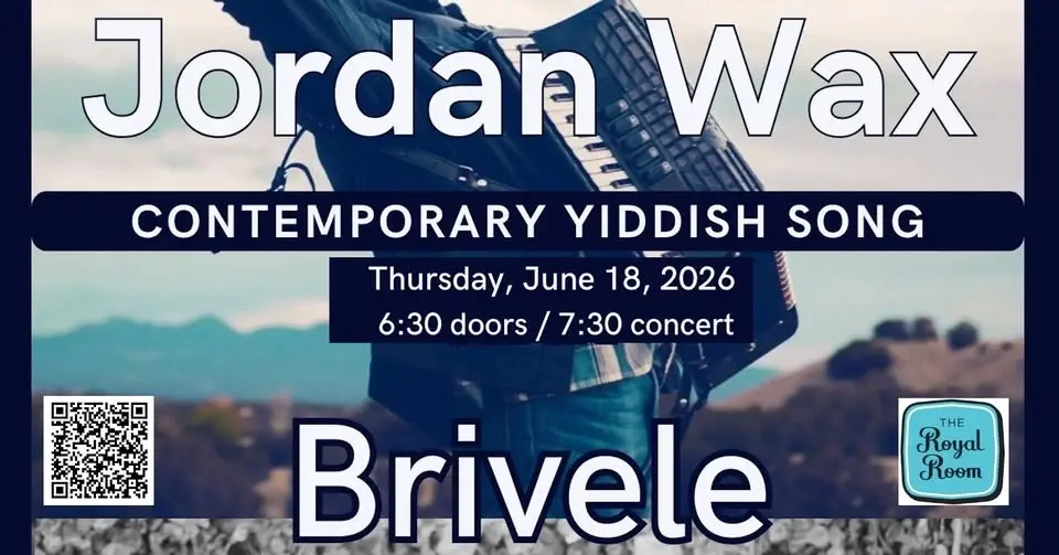 Contemporary Yiddish Song with Jordan Wax & Brivele