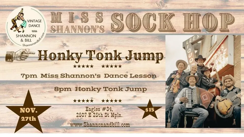 Honky-Tonk Jump at Miss Shannon's Sock Hop 11/27