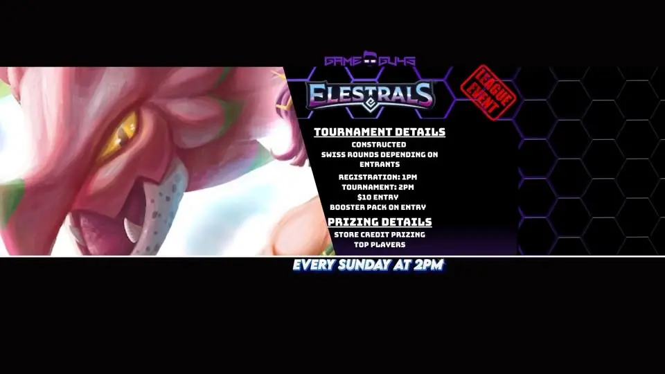 Elestrals: Weeklies at Game Guys