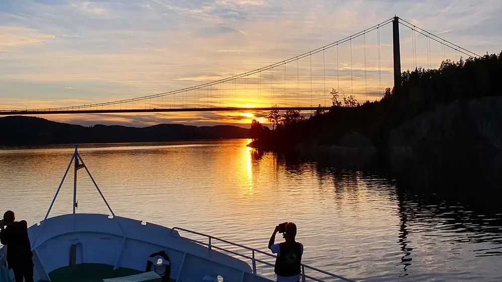 Kvällstur från Härnösand