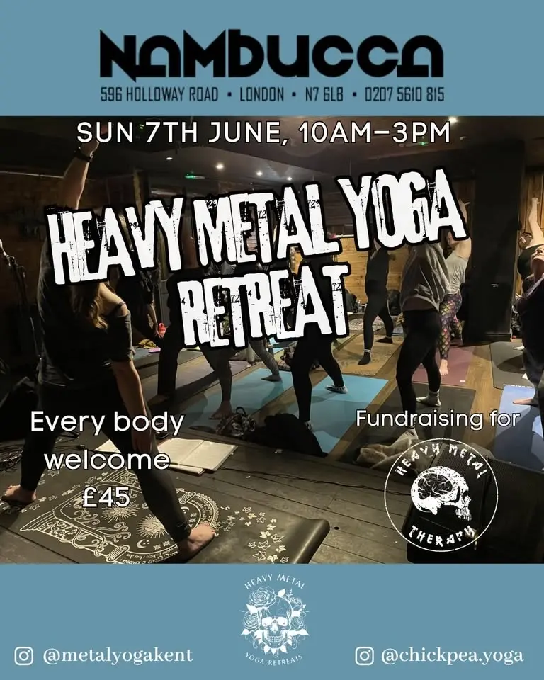 Heavy Metal Yoga Retreat at Nambucca London
