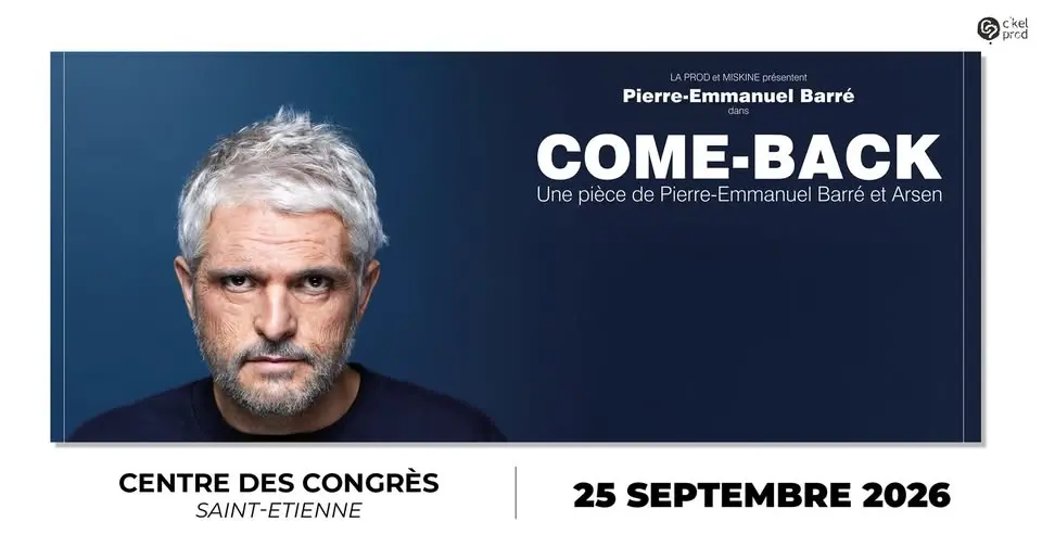[COMPLET] PIERRE-EMMANUEL BARRÉ • Centre des Congrés • Vendredi 25 septembre 2026