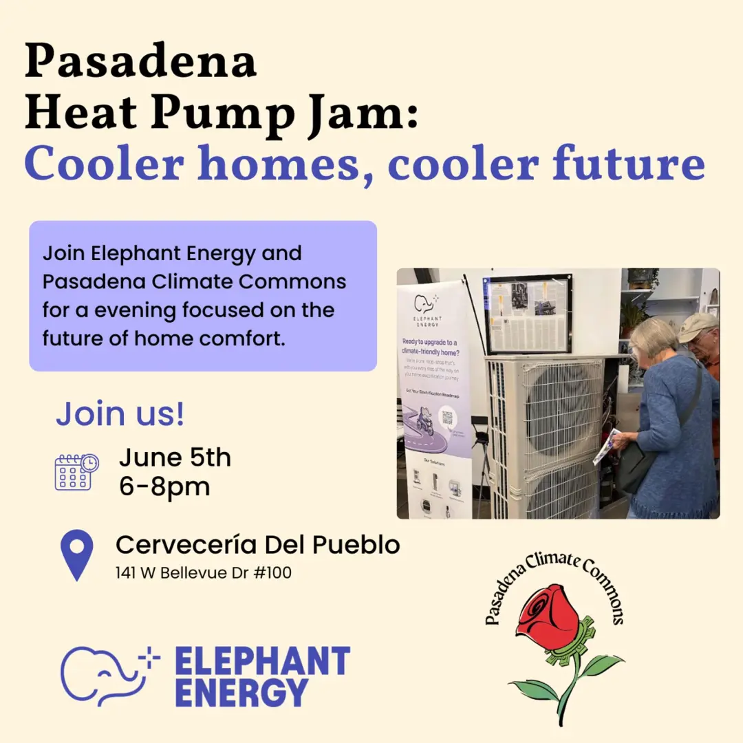 Pasadena Heat Pump Jam: Cooler Homes, Cooler Future