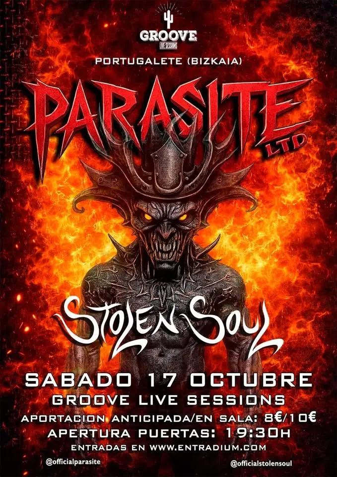 Parasite Ltd + Stolen Soul en Groove - Portugalete