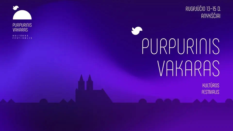 19-asis kultūros festivalis PURPURINIS VAKARAS Anykščiuose