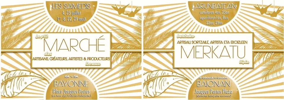 Le P'tit Marché d'été des artisans, créateurs, artistes & producteurs locaux