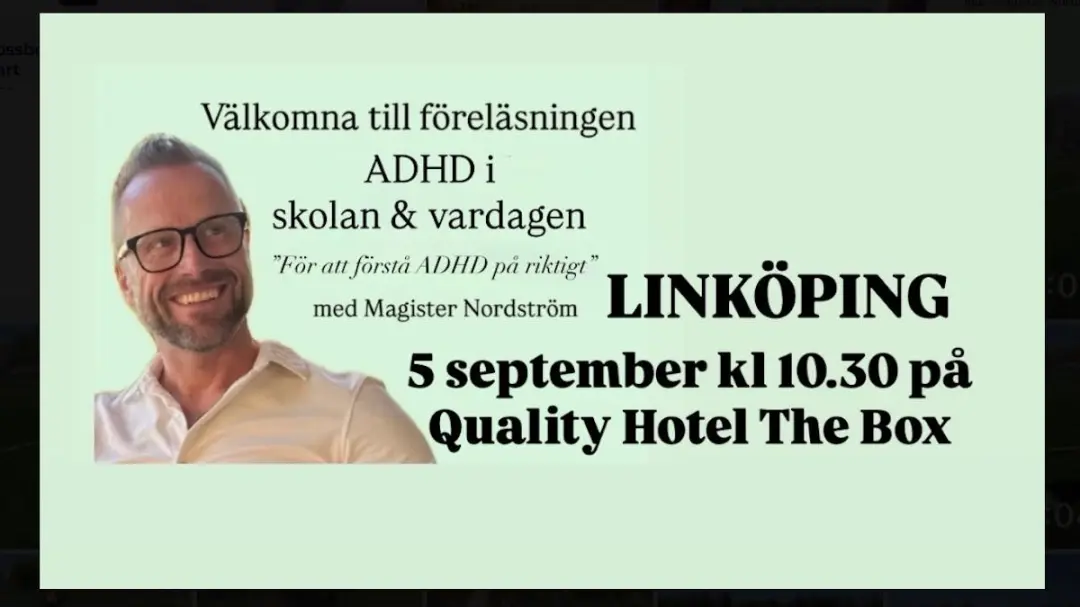 Föreläsning i Linköping med Magister Nordström 