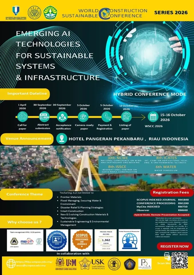 World Sustainable Construction Conference 2026