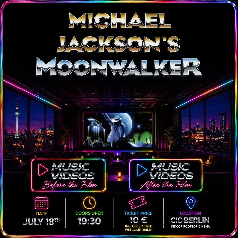 ROOFTOP CINEMA MICHAEL JACKSON NIGHT: MOONWALKER (1988)