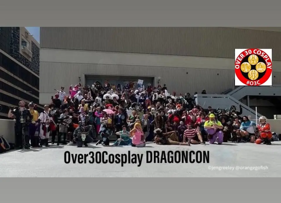 3- 3:30 pm at Hilton Steps E - Over30Cosplay, Over40Cosplay, Over50cosplay Over60Cosplay+