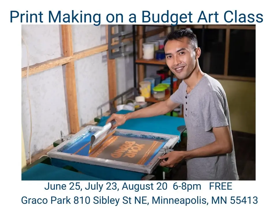 Park Palette Art Class: Print Making on a Budget - FREE