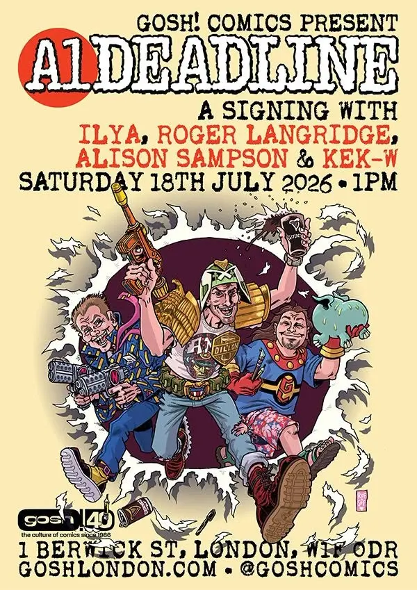 A1 Deadline Signing With Ilya, Roger Langridge, Alison Sampson and Kek-W