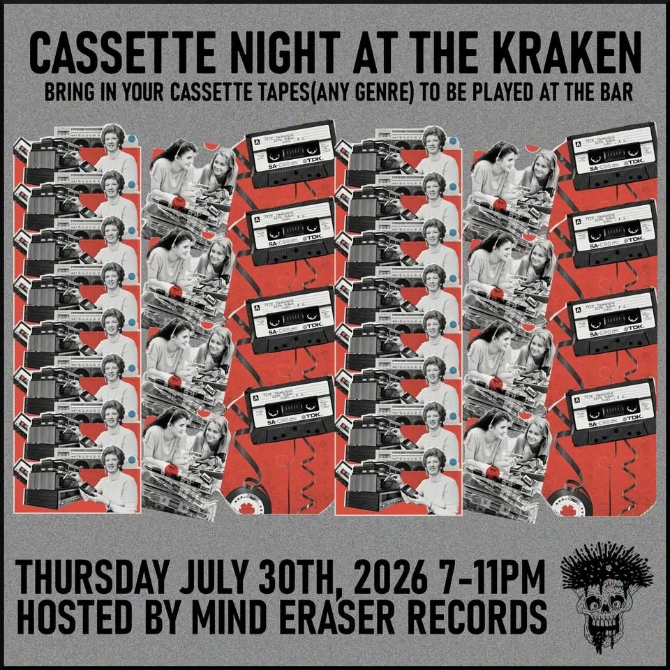 Cassette Night at the Kraken!