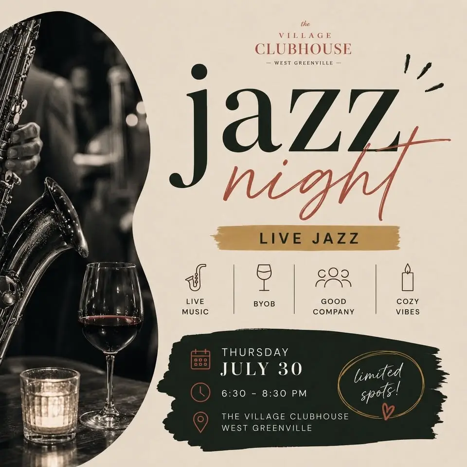 Your Thursday night deserves better than another night on the couch. 🎷