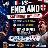 FRANCE vs ENGLAND - WATCH PARTY
