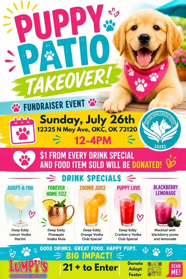 Puppy Patio Takeover