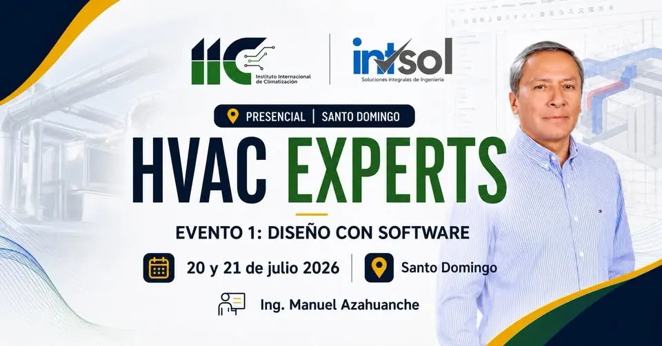 Diseño con Software HVAC | PRESENCIAL | 21 de Julio