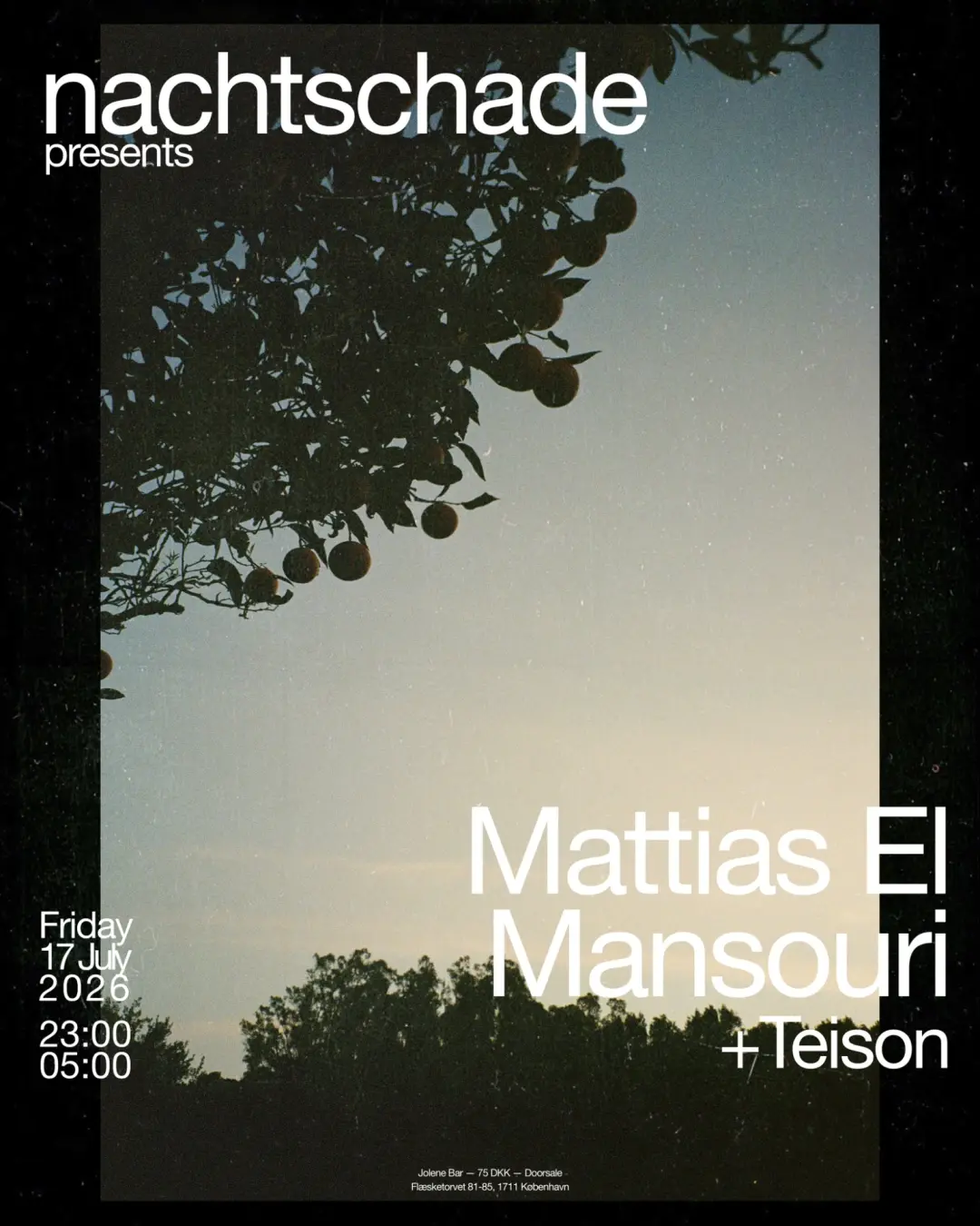 nachtschade presents Mattias El Mansouri, Teison