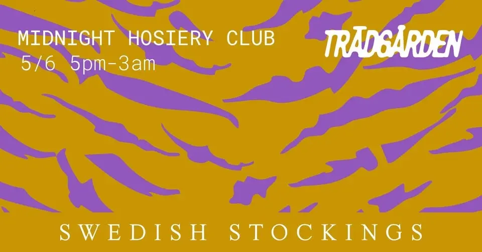 Swedish Stockings x Trädgården - Midnight Hosiery Club