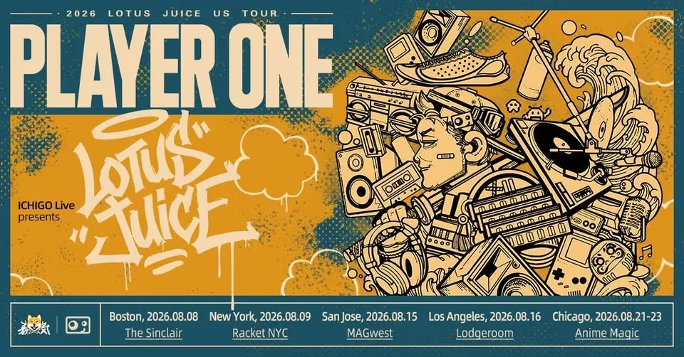 Lotus Juice Player One 2026 US tour