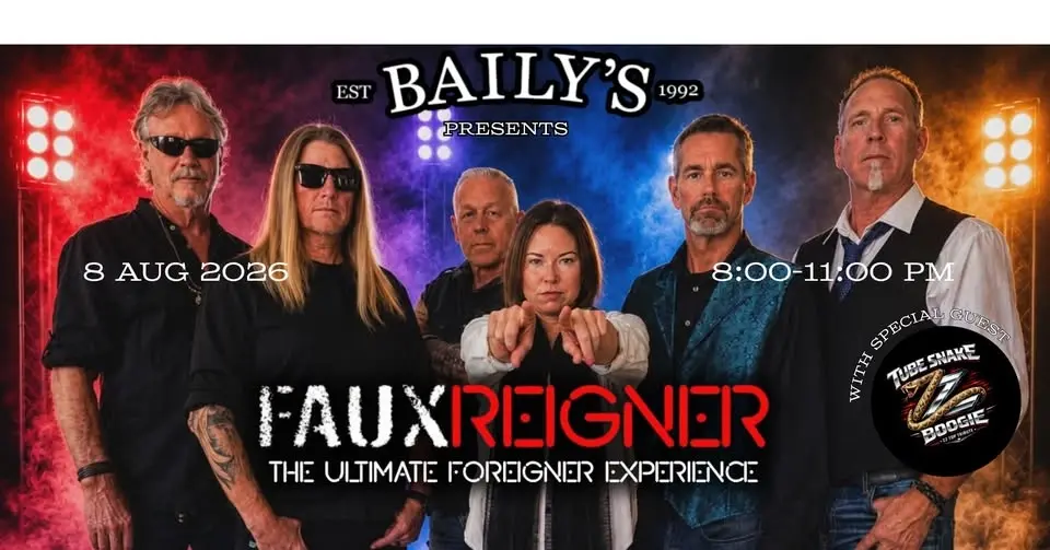Fauxreigner lights up the night at Bailey's Temecula