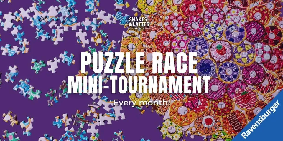Ravensburger Puzzle Race Mini Tournament - Snakes & Lattes Tucson