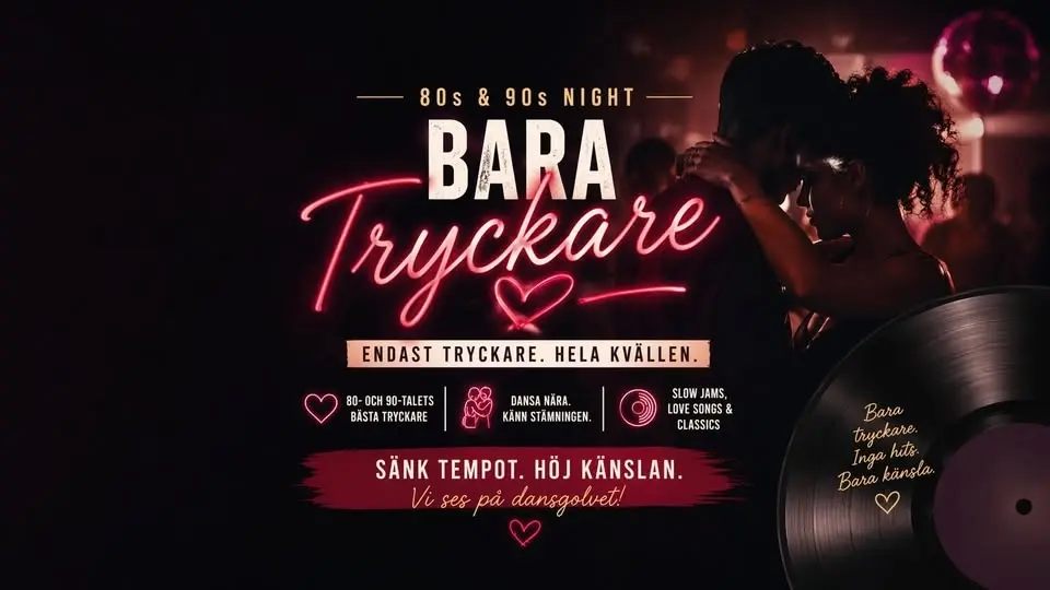 Bara Tryckare - 80s & 90s Edition (Sprallen)