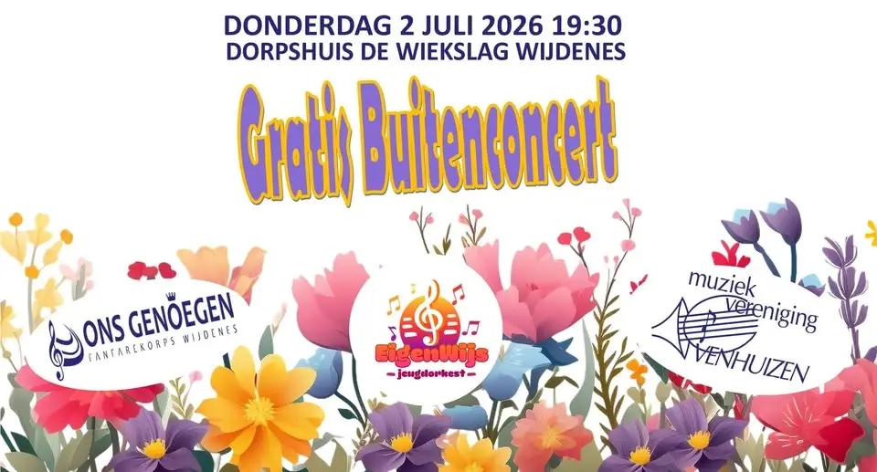 Gratis Buitenconcert