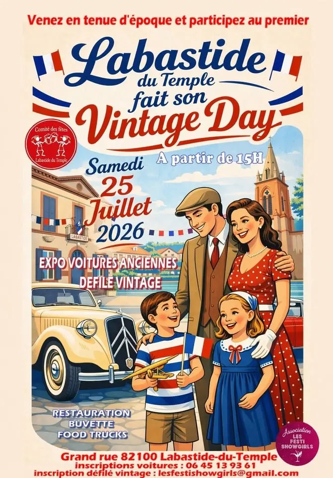  LABASTIDE DU TEMPLE VINTAGE DAY