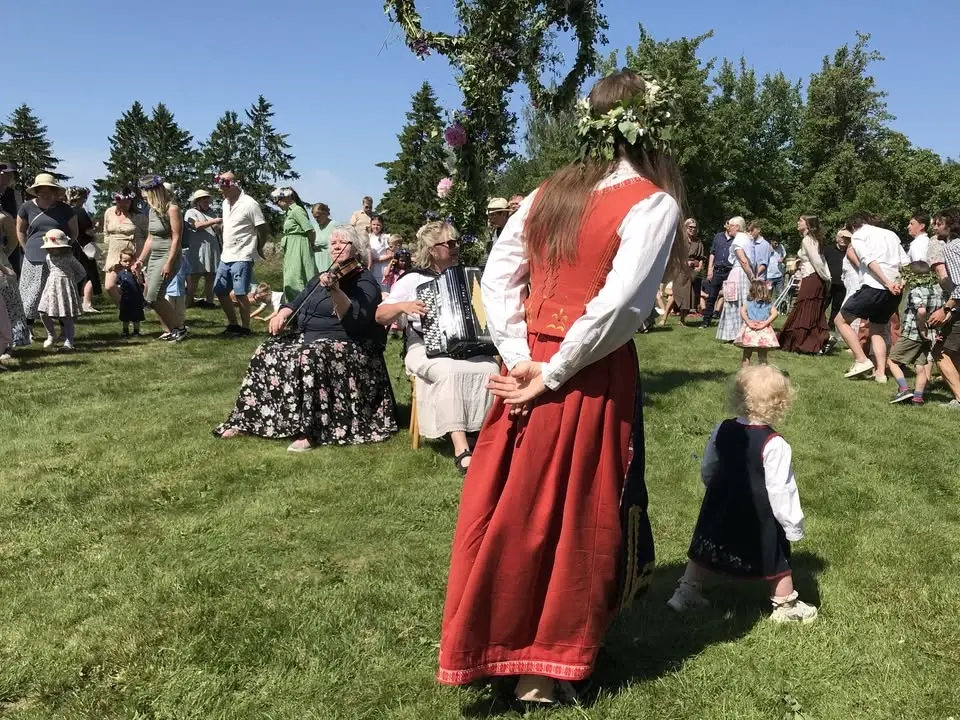 Midsommarfirande för hela familjen