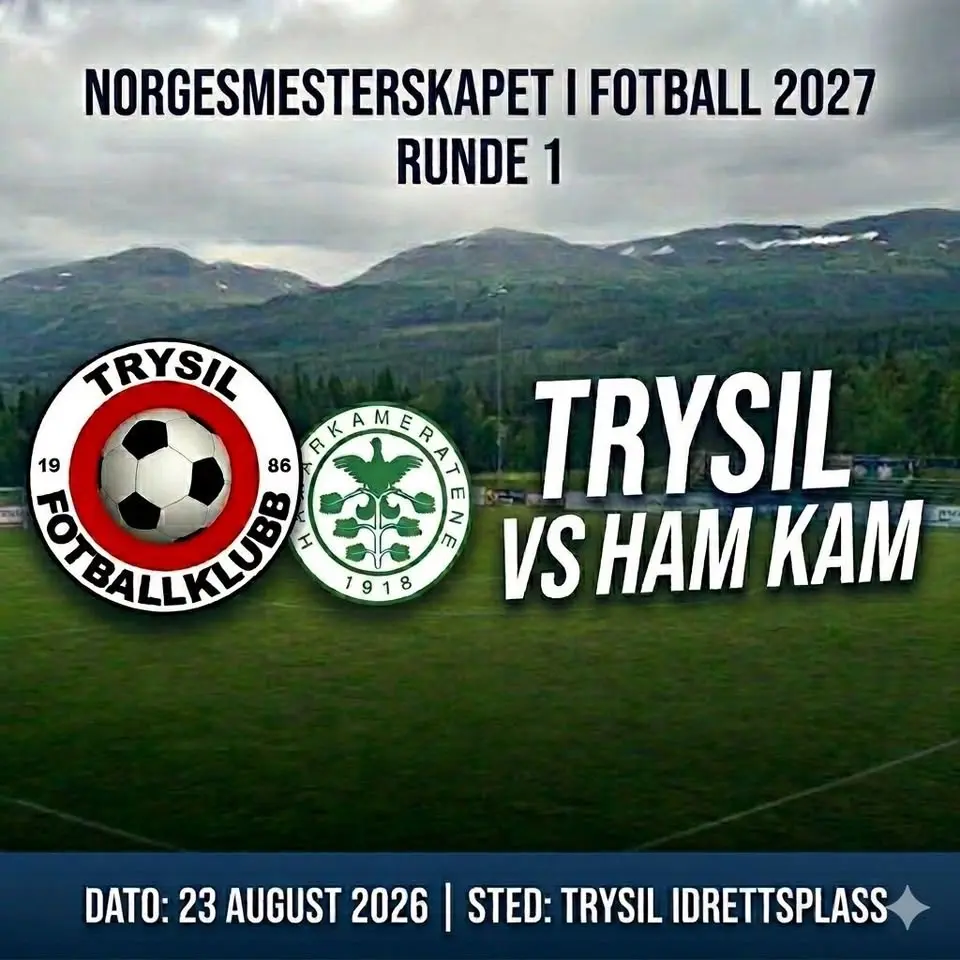 Trysil FK vs HamKam |
NM 1. runde 
