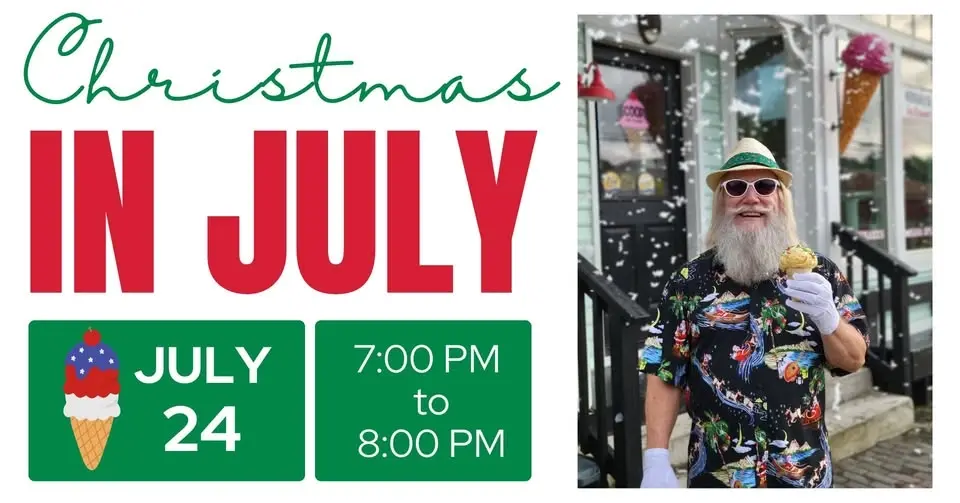 Christmas in July - Santa at Scoops!