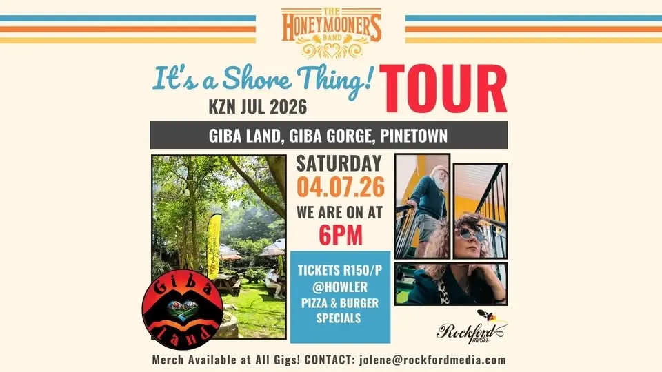 The Honeymooners Band - Live at Gibaland, Pinetown - Sat 4 July