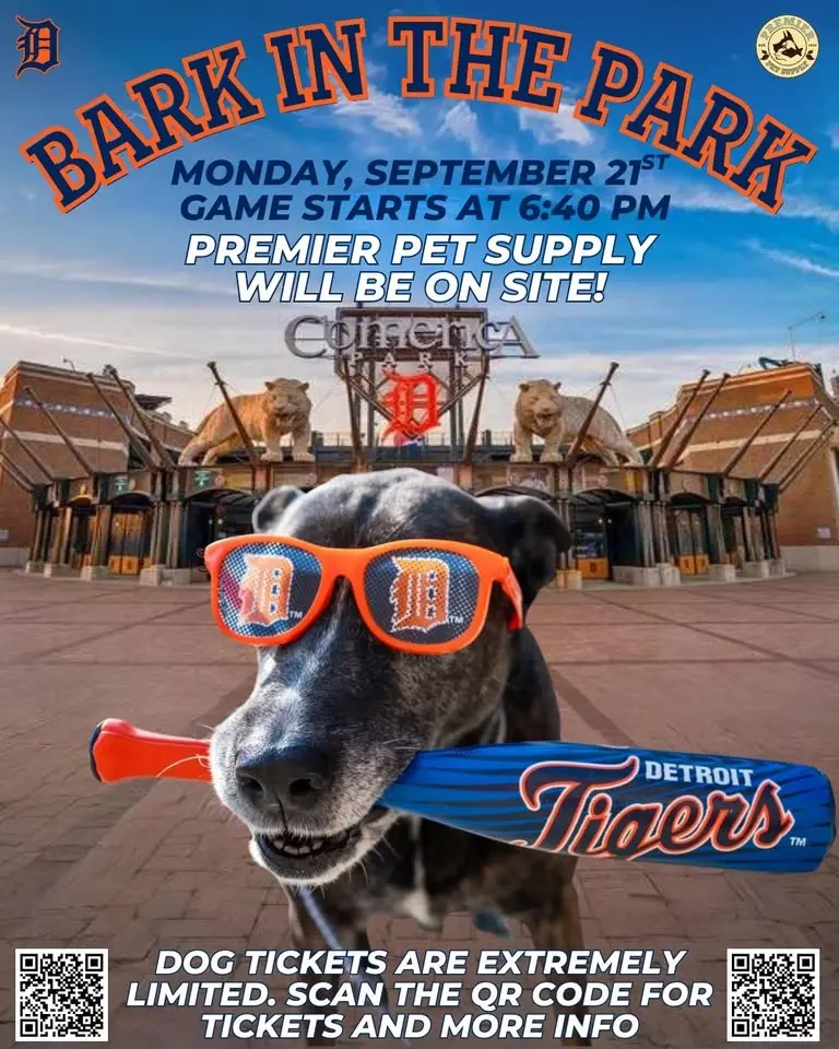 Detroit Tigers Bark In The Park!