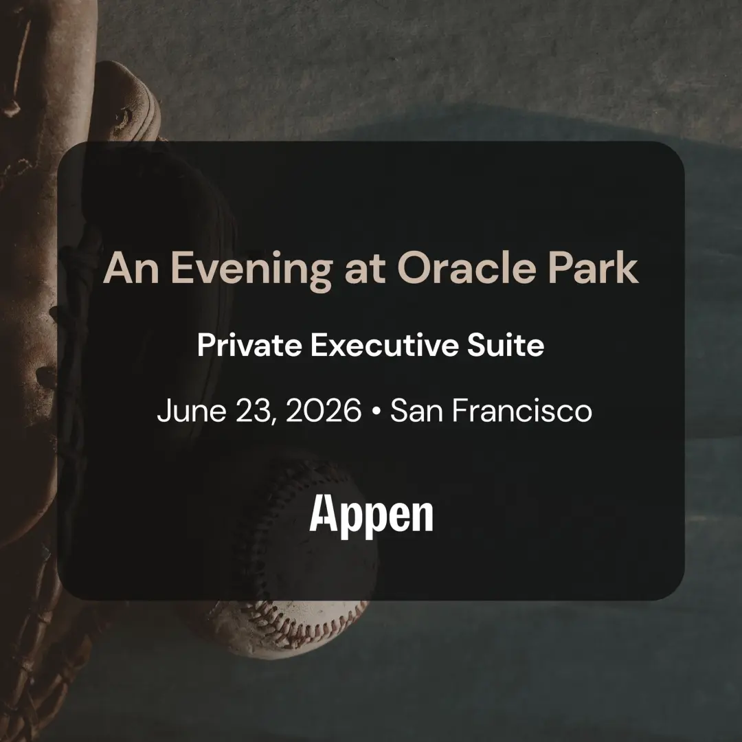 Baseball, AI & Conversations at Oracle Park - Hosted by Appen