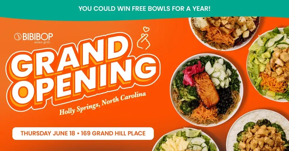 BIBIBOP Grand Opening - Holly Springs, NC
